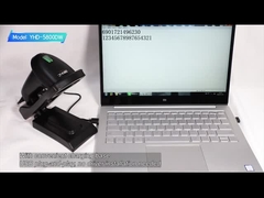 YHD-5800DW 1D 2D Barcode Scanner ไร้สายพร้อมขาตั้ง