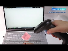 YHD-6200DW  Wireless QR Barcode Scanner 2D